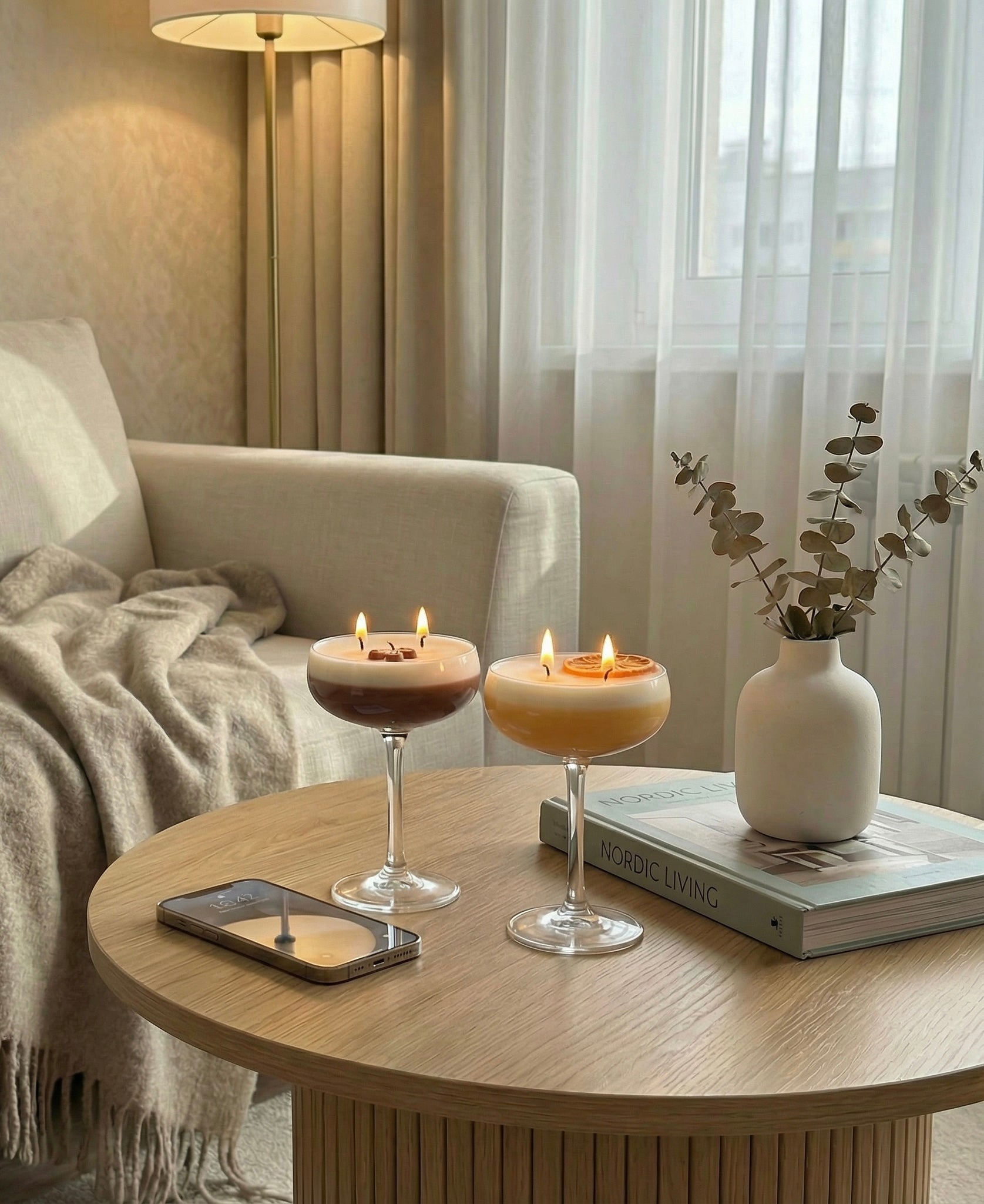 Naturlige sojalys – ro, stemning og varme øjeblikke