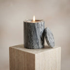 Bardiglio Grey Marmor Lysbeholder – Refillbar