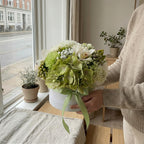 Verde – Evighedsbuket med Dahlia & Hortensia