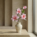 Lyserød Magnolia Gren – Evighedsblomster i Vase