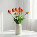 Kunstige tulipaner i vase – Orange tulipaner