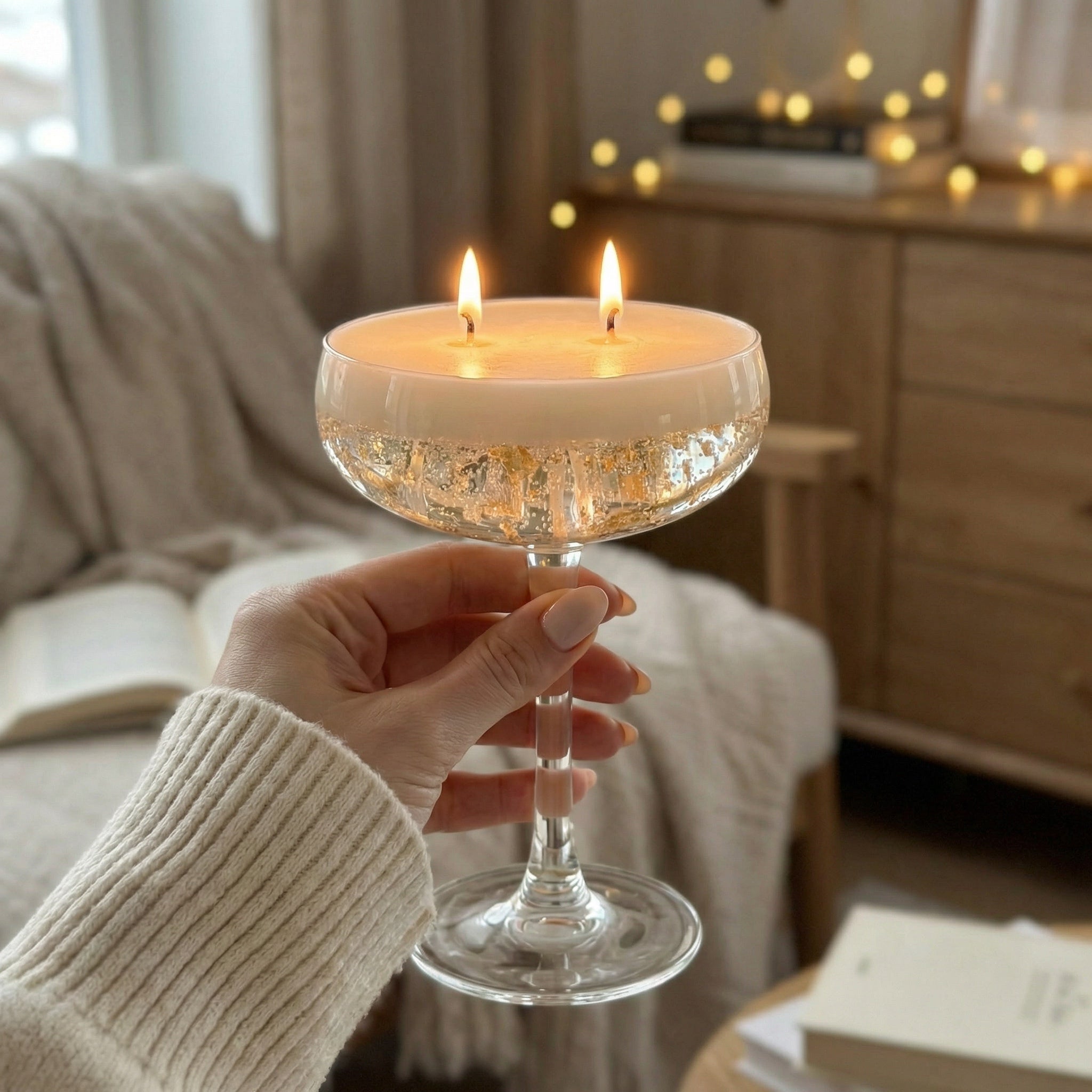 “Champagne Glow” Duftlys