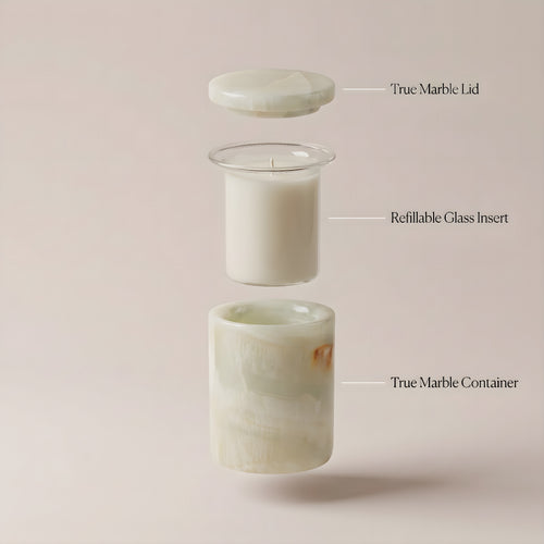 Bianco Onyx – Genopfyldeligt Duftlys