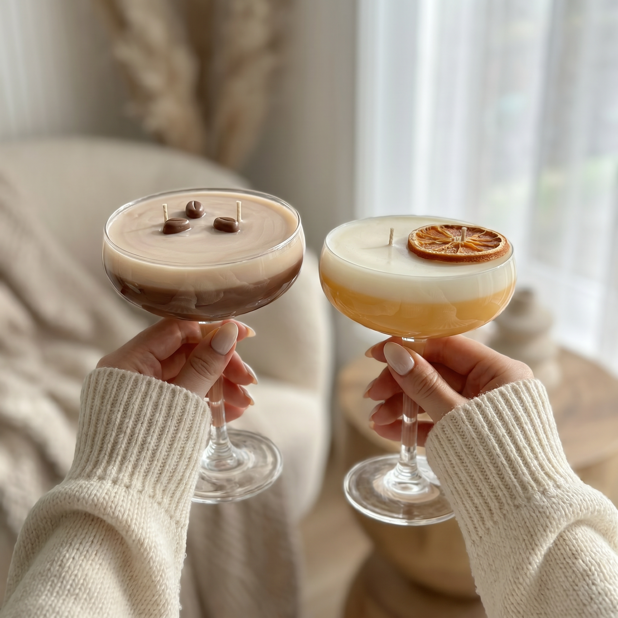 Espresso Martini & “P*rn Star” Duftlys Sæt