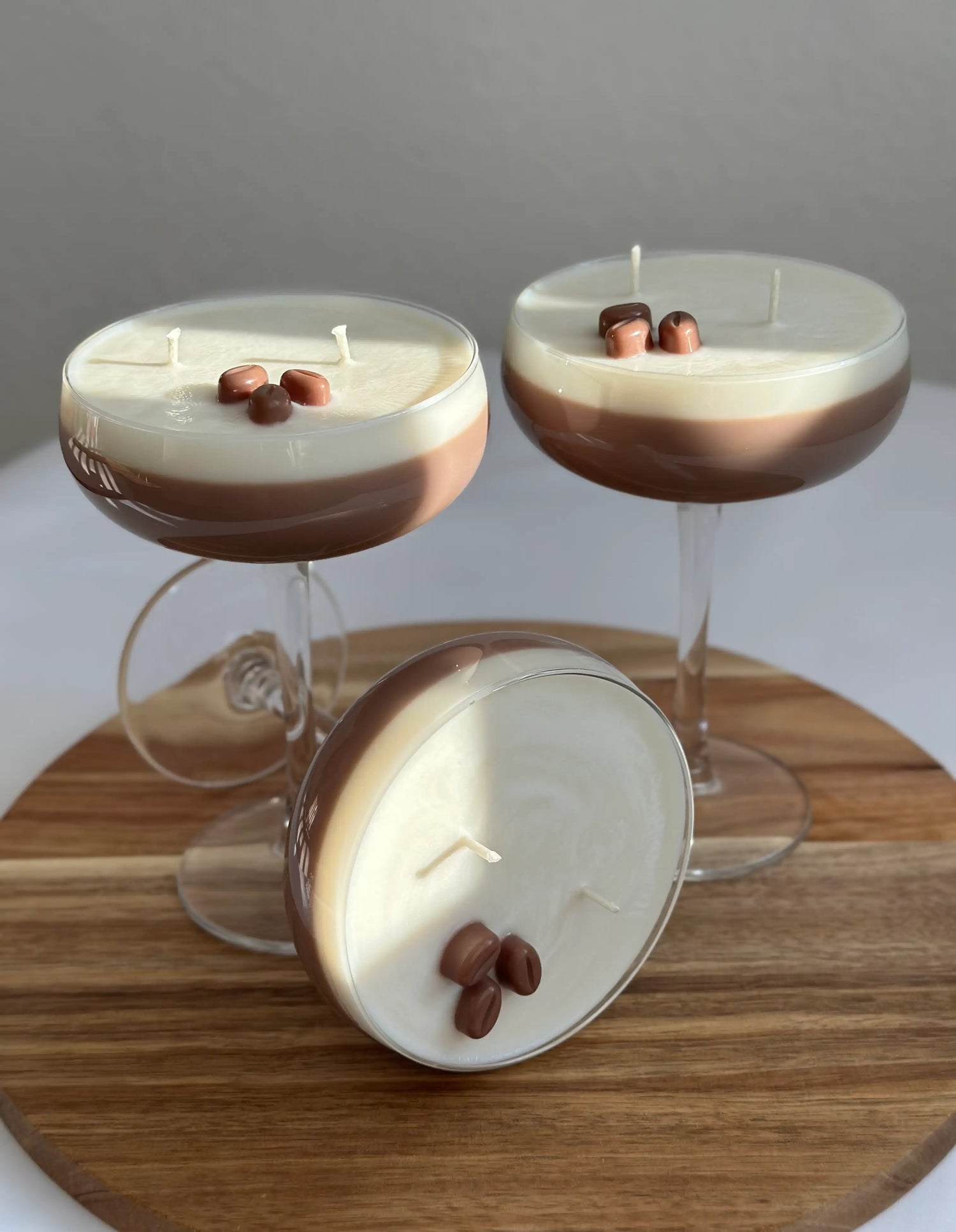 Espresso Martini duftlys i brunt glas med intens kaffearoma – eksklusiv gaveidé
